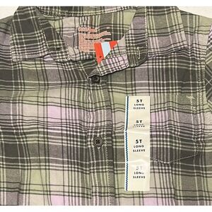 Cat & Jack Toddler Boys' Long Sleeve Plaid Shirt